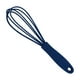 thumbnail image 5 of Batidor de huevos de acero inoxidable con mango suave Azul, 5 of 6
