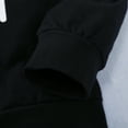 thumbnail image 6 of 4T Toddler Baby Boys Clothes Baby Boys Outfits 4-5T Boys Long Sleeve Letter Print Hooded Top Jeans Pants 2PCS Set Black, 6 of 8