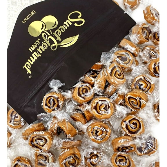 SweetGourmet Chocolate Caramel Swirl Rolls | 2 Pounds