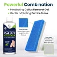 thumbnail image 3 of Foot Cure Callus Remover Gel - 2Pcs Strength Foot Callus Remover Gel with Pumice Stone for Dead Skin, Pedicure Spa Tools(16oz), 3 of 10