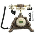 thumbnail image 2 of Téléphone Fixe Rétro Européen Style Vintage avec Rétroéclairage, 2 of 7