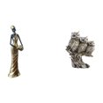 thumbnail image 1 of Figura tribal africana, escultura ligera, estatua decorativa para el hogar, hoteles, sala de estar, oficina o armario., 1 of 8