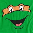 thumbnail image 3 of Teenage Mutant Ninja Turtles Michaelangelo Smile Kids T Shirt (2) for Toddler Boys and Girls, Kelly Green, 3 of 5