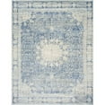 thumbnail image 1 of Unique Loom Asheville Farmhouse Area Rug 8' x 10' Rectangular Navy Blue/Beige, 1 of 2