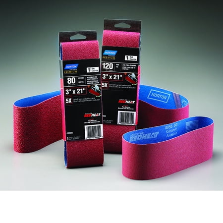 

Norton 6 x 48 Redheat Ceramic Sanding Belt 36 Grit