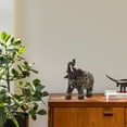 thumbnail image 3 of Masteelf  Dinosaur Plush Resin Statue Household Living Room, 3 of 8