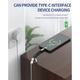 thumbnail image 4 of USB C to AUX Headphone Jack Adapter(2in1)Type C 3.5mm Dongle DAC Audio Charger Cable Splitter for iPhone 16 15 Pro Max Compatible for Samsung Galaxy S25 for iPad Converter for Apple Car Accessories, 4 of 7