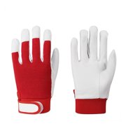 Work Gloves: The First Layer of Sheepskin Elastic Gloves, The Driver's Safety Protection, and The Worker's Welding Gloves 22cm ,Fashion