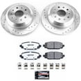 thumbnail image 3 of PowerStop Rear Z36 Truck & Tow Carbon-Fiber Ceramic Brake Pad and Drilled and Slotted Rotor Kit Fits: JEEP Select Models K7943-36, 3 of 9
