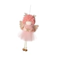 thumbnail image 3 of Adorno Colgante para Árbol de Navidad Macarena Muñeca de Ángel Rosa, 3 of 8