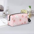 thumbnail image 6 of Uemuo Rabbit And Peach Pattern Portable Toiletry Bags with Handle, Waterproof travel Make up Bags for Women, Large Capacity Travel Cosmetic Bags, 6 of 9