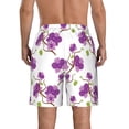 thumbnail image 3 of Naloa Orchids Flowers Men's Beach Shorts, Surfing shorts, Swim trunks, Quick Dry Swim Trunks for Surfing Beach Fun - X-Large, 3 of 9
