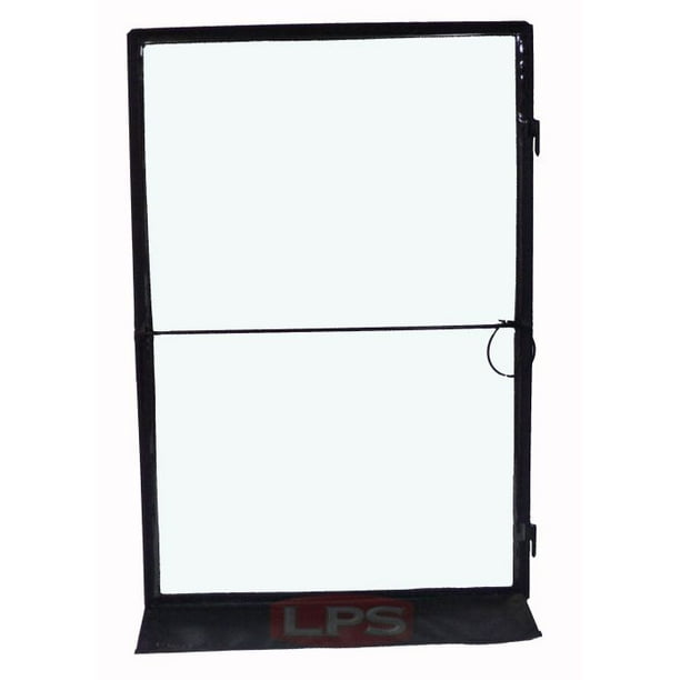 CS321Z70RD Case 90XT Skid Steer, Vinyl Cab Enclosure Replacement Door w/ Hinges