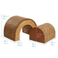 thumbnail image 3 of ECR4Kids SoftZone Tree Tunnel and Climber, Chocolate, 3 of 10
