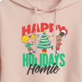 thumbnail image 3 of Hey Arnold! - Holiday Homies - Juniors Cropped Pullover Hoodie, 3 of 5
