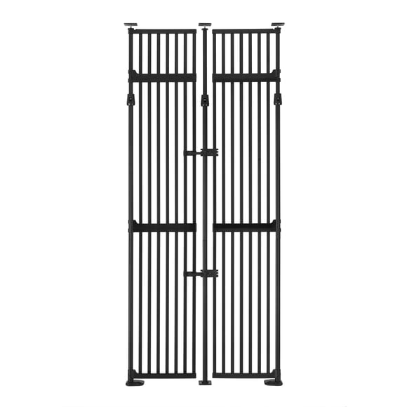 unipaws 86" High Extra Tall Cat Gate, Auto Closing and No Drilling Safety Gate for Doorway Hallway Stairs