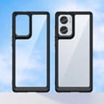 thumbnail image 3 of Case for Moto G85 5G,Moto G85 5G Case,Transparent TPU+PC Acrylic Protective Military Grade  Heavy Duty Protection Phone Case for Motorola Moto G85 5G(Black), 3 of 8