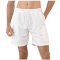 thumbnail image 2 of asjyhkr Cargo Shorts for Men Elastic Waist Drawstring Shorts with Multi Pockets Causal Solid Summer Shorts, 2 of 9