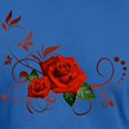 thumbnail image 3 of CafePress - Red Roses Men's Fitted T Shirt (Dark) - Men's Fitted T-Shirt, 3 of 4