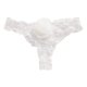 thumbnail image 2 of Gibobby Pantys para Mujer Sexy encaje cintura bragas algodón mujer ropa interior Tanga(Blanco， M), 2 of 5