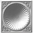 thumbnail image 2 of Ekena Millwork DOME38OD 38.50 in. OD x 30.75 in. ID x 6.50 in. D Odessa Recessed Mount Ceiling Dome, 2 of 8