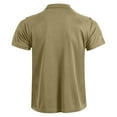 thumbnail image 6 of Mens Quick Dry Tactical Shirts Turndown Collar Short Sleeve Tops Stretch Comfy Summer Outdoor Fishing Shirts, 6 of 8