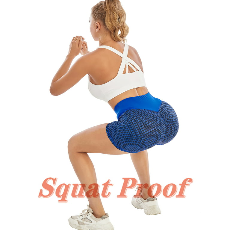 Booty Shorts for Women High Waisted Yoga Shorts Sexy Butt Lifting Short  Workout Hot Pants 