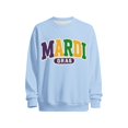 thumbnail image 4 of Mercatoo Toddler Baby Girl Boy M𝐚rdi Gr𝐚s Outfit Letter Sweatshirt Long Sleeve Shirt Tops Spring Fall Clothes C𝐚rnival Loose Top, 4 of 4