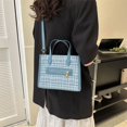 thumbnail image 3 of Bolso de mujer tejido moda elegante embrague femenino bandolera (azul), 3 of 3
