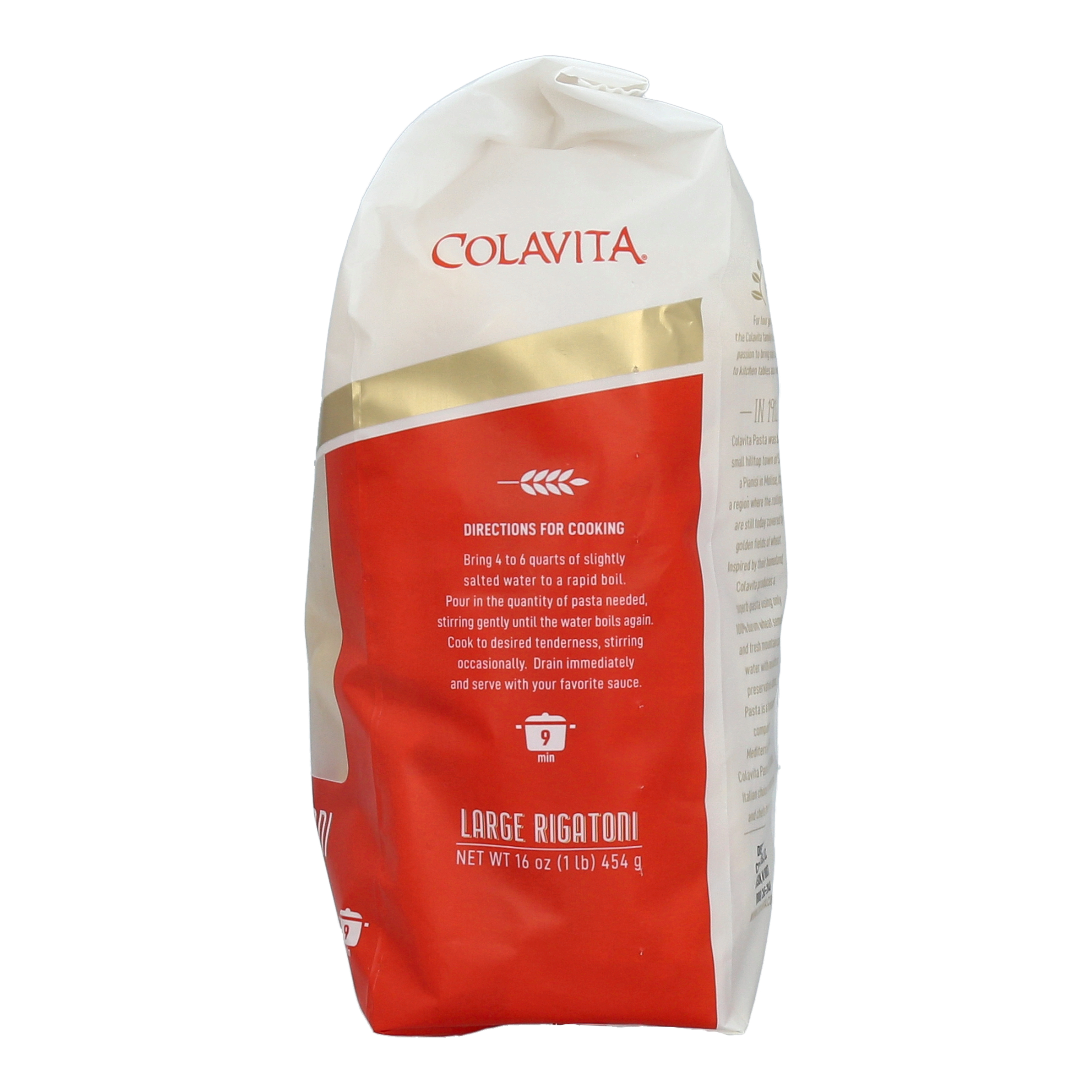 Colavita Large Rigatoni Pasta, 16 Ounce - image 4 of 6