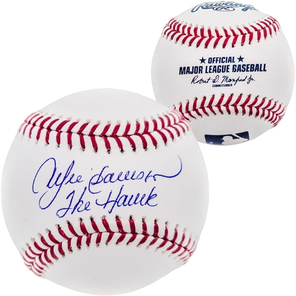 Andre Dawson Autographed Official MLB Baseball Montreal Expos "The Hawk" Beckett BAS QR 202050