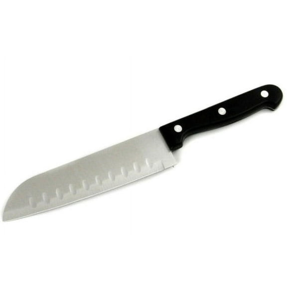 Chef Craft Select Santoku Knife, 6.25 inch Blade 14 inch in Length, Stainless Steel/Black