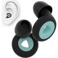 thumbnail image 1 of Earplugs for Black Green Sleeping - 1 Pair 27dB Noise Canceling Plugs, Reusable Silicone Hearing Protection, Earplugs for Sleep Work Concerts Study, 1 of 5
