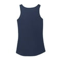 thumbnail image 2 of Big Size Folklorico Textile Animal Cotton Tank Top Graphic Shirt - Navy XL, 2 of 2