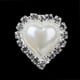 thumbnail image 2 of 10x Diamante de Imitación de Cristal Botón de Perla Parte Posterior Plana Decoración de Artesanía de Boda Macarena Botones de perlas de diamantes de imitación, 2 of 8