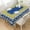 Daisy, variant on Virtumob Christmas Tablecloth Rectangle 60 x 84 inch Believe Snowman with American Flag Scarf in Pile of Gifts, Winter Xmas Snowflake Decorative Holiday Tablecloth, Red Oblong/Rectangle