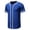 Blue, variant on Sjldqy Mens Shirts Short Sleeve Collared Solid Color Casual Workout Shirts Breathable Lightweight Summer T Shirts For Man Size L Black