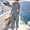 Blue plus size 2 piece outfits a1, variant on Women Plus Size 2 Piece Short Sleeve V Neck Sets Summer Casual Wide Leg Pants Loose Boho Vacation Outfits Solid Matching Lounge Tracksuit Travel Clothes, Khaki L