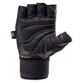 thumbnail image 2 of IQ - Guantes sin Dedos Diseño Logotipo Fairo de Cuero para Hombre (Verde yedra, Lima Golpe), 2 of 3