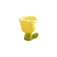 thumbnail image 2 of Soy Scented Candle in Ceramic Jar | Rose Flower Shape for Home Decor & Aromatherapy Gift, 2 of 6