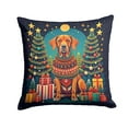 thumbnail image 2 of Vizsla Christmas Fabric Decorative Pillow 14 in x 14 in, 2 of 2