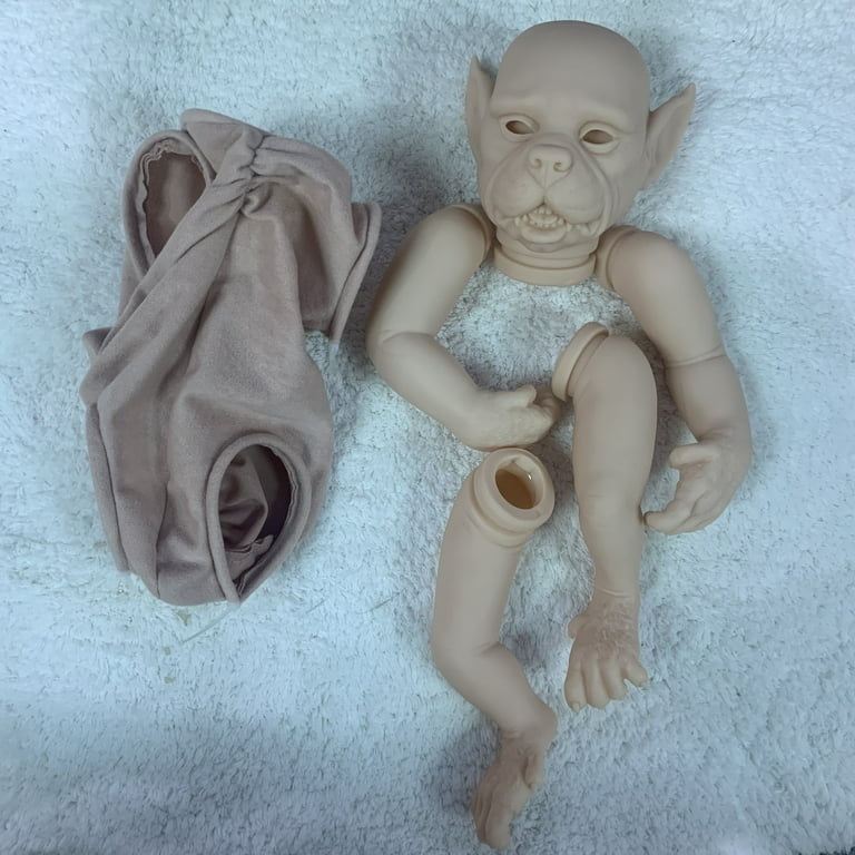 NPK 18inch Clearance Reborn Doll Kit Lula Kane The Hybrid Fairy Elf unfinished Doll Parts Christmas gift birthday gift Walmart