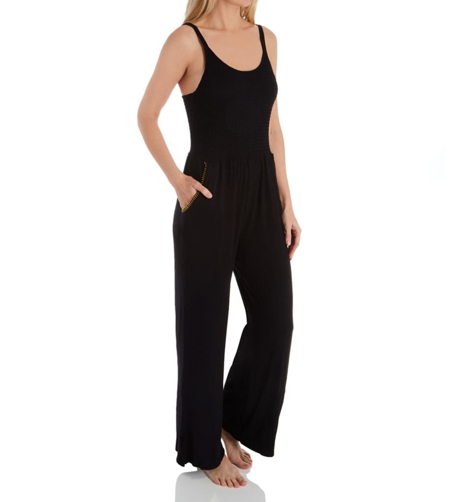 black lounge jumpsuit