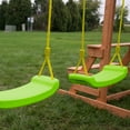 thumbnail image 4 of Swing-N-Slide Green Plastic Contoured Swing Seat with Rope, 4 of 4