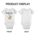 thumbnail image 3 of My Big Sister Is A Tiger Cute Baby Bodysuit Boy Girl, 3 of 5