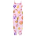 thumbnail image 4 of TIMIFIS Combinaison Sans Manches pour Bébé Fille, Imprimé Œufs de Pâques, Tenue d'Été - 3-4 Ans, 4 of 6