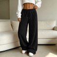 thumbnail image 2 of Yirov Fluffy Pajama Pants for Women Comfy Soft Fuzzy Pj Bottoms Loungewear Drawstring Fleece Sleepwear for Winter, 2 of 7