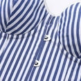 thumbnail image 3 of Camisole Tops for Women Striped Shoulder Strap Chest Support Strapless Corset Shapewear Top, 3 of 7