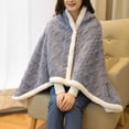 thumbnail image 2 of Advancent Manta multifuncional para silla de ruedas para invierno, manta suave para regazo para mujer, mantas cálidas Decoración del hogar B, 2 of 6