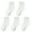 White, variant on 5 Pairs Ribbed Knitted Ruffle Ankle Socks for Women and Girls Elastic Cuffs Casual Frilly Dress Socks Comfort Footwear